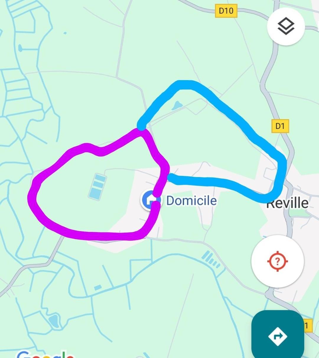 Gite Tante Jeanne Réville Zewnętrze zdjęcie